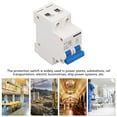 thumbnail image 3 of 2P DC Circuit Breaker with High Sensitivity Overload & Short Circuit Protection, ABS Flame Retardant Shell, 4KA Breaking Capacity, 32A Current Rating, 12-240V DC Voltage, Easy Installation for, 3 of 7