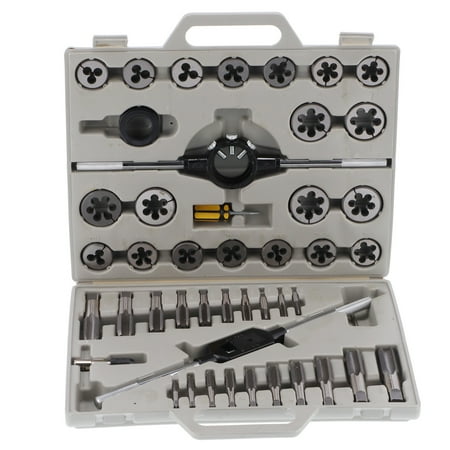 

Threads Taps Dies Sets 55 Degrees Celsius Ylindrical CNC Processing 45Pcs Standard Tap Die Set For Cutting