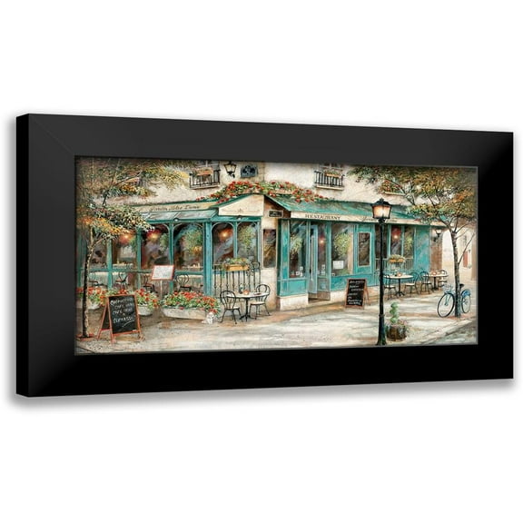 Manning, Ruane 14x9 Black Modern Framed Museum Art Print Titled - Rue du Jardin