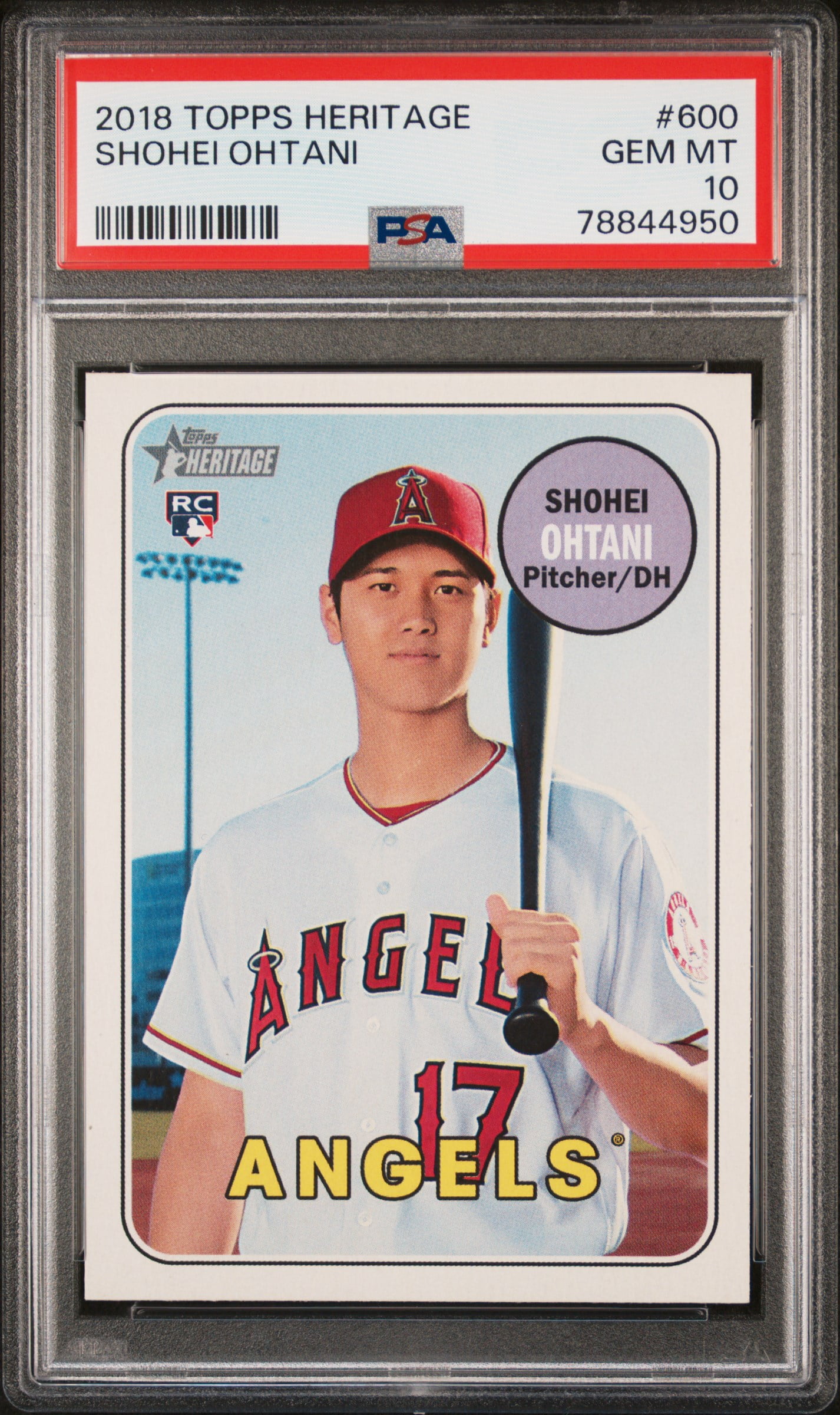 [開幕戦セール!] 2018 Topps 大谷翔平 ルーキーカードPSA-10 2018 TOPPS NOW 大谷翔平 ルーキーカードPSA10 RC rc