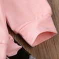 thumbnail image 5 of Coduop Toddler 2Pcs Baby Girl Clothes Hoodie Sweatshirt Tops Pants Outfits Sets, 5 of 6