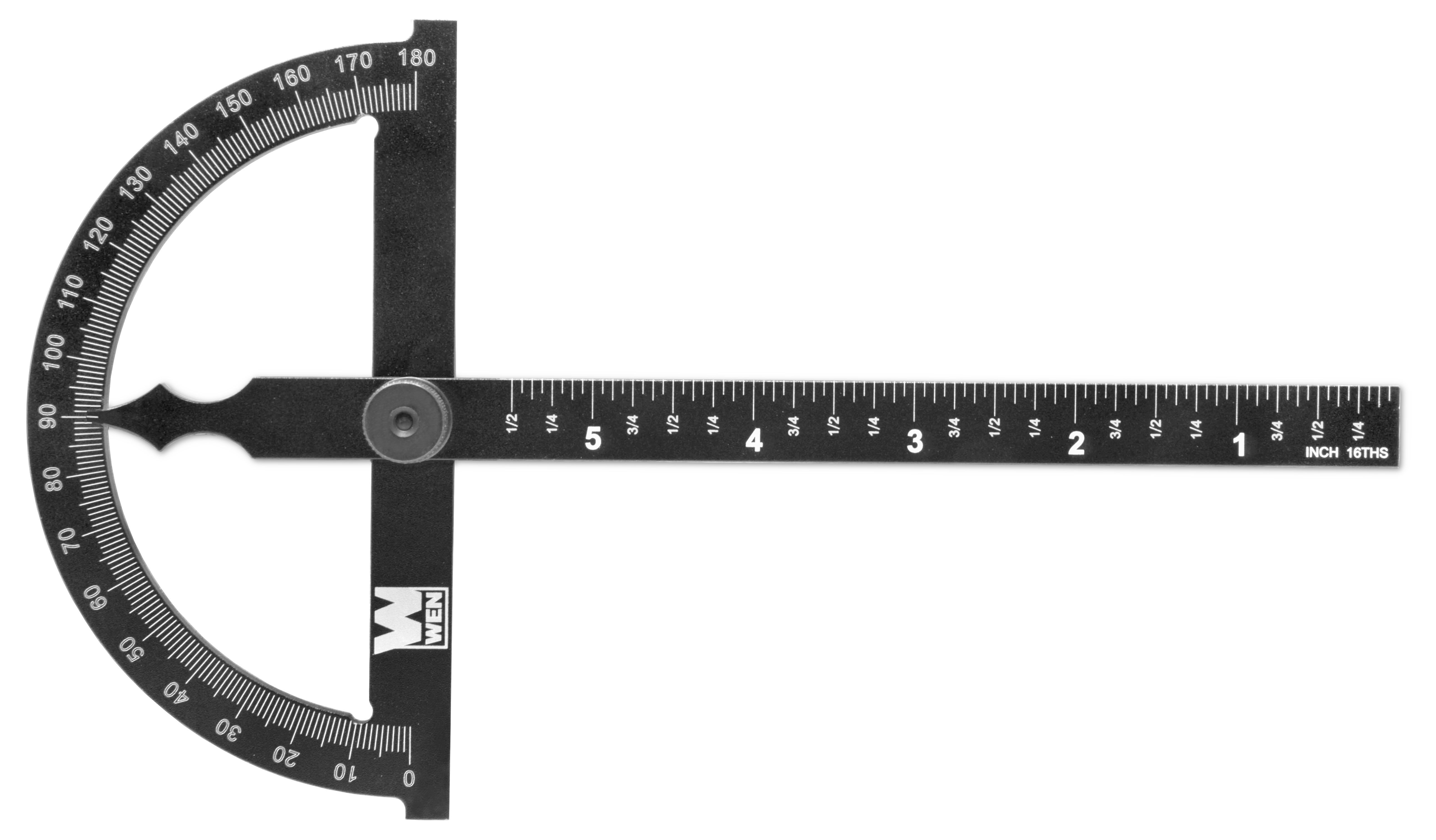 WEN Adjustable Aluminum Protractor and Angle Gauge with Laser Etched Scale - image 3 of 5