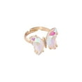 thumbnail image 1 of PVCS Bague Ajustable Papillon Dégradé Créatif Mode pour Femmes avec Ouverture, 1 of 3
