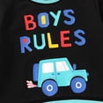 thumbnail image 6 of Happy Town Toddler Boys Girls Crewneck Sweatshirt Unisex Kids Cartoon Long Sleeve Pullover Top, 6 of 7