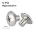 thumbnail image 2 of Tornillos de máquina Unique Bargains, tornillo Phillips M6x8mm, acero inoxidable 304, fijaciones de tornillos 10Pcs, 2 of 3