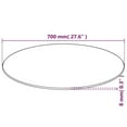 thumbnail image 3 of vidaXL Table Top Tempered Glass Round 700 mm, 3 of 3