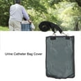 thumbnail image 3 of 2000ML Large Capacity Urine Catheter Bag Cover Adjustable Strap Double Pocket Design Nylon Urine Catheter Bag Cover for Daily Walking Use, 3 of 7
