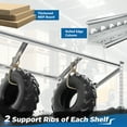 thumbnail image 7 of REIBII Galvanized Steel Garage Storage Shelf,48"W x 24"D x 60"H,2550 LBS, 7 of 7