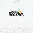 thumbnail image 4 of Inktastic Hawaiian Pineapple Aloha Beaches Girls Baby Dress, 4 of 5