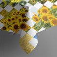 thumbnail image 4 of Rectangle Boho Style Waterproof Tablecloth 60×120 Inch, Bohemian Colorful Floral Reusable Indoor/Outdoor Durable Table Cover for Party Kitchen Dinner Room Decor, 4 of 6