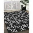 thumbnail image 3 of Ahgly Company Machine Washable Indoor Rectangle Transitional Night Black Area Rugs, 8' x 10', 3 of 7