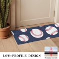 thumbnail image 3 of Navy Blue Baseballs Pattern Door Rugs,Washable Non Slip Door Mats Indoor,Decorative Door Mats,Entry Mat Indoor for Entrance,Bedroom,Kitchen,Bathroom,16"x47", 3 of 6