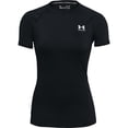 thumbnail image 1 of Camiseta Under Armour HeatGear Compression S para mujer, color negro, 1 of 3