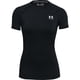 thumbnail image 1 of Camiseta Under Armour HeatGear Compression para mujer, color blanco y negro, 1 of 3