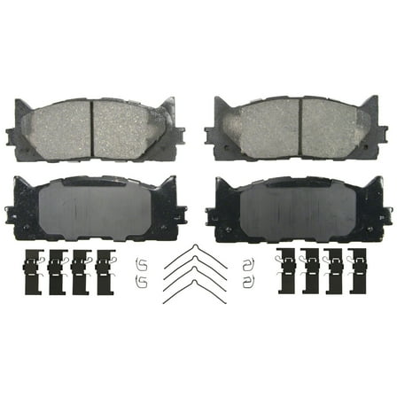 Disc Brake Pad Set Fits select: 2007-2017 TOYOTA CAMRY, 2007-2018 LEXUS ES