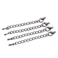 thumbnail image 1 of Youkk Bracelet Queue Lien Chaîne avec Fermoir Mode Bijoux Faire Résultats Bracelets Collier Rallonge Chaînes Noir, 1 of 6