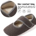 thumbnail image 3 of BERANMEY Cozy Women Slippers Comfy House Slippers for Women & Men Wide Diabetic Sock Slippers Soft & Cozy Barefoot House Shoes Indoor/Outdoor, 3 of 9