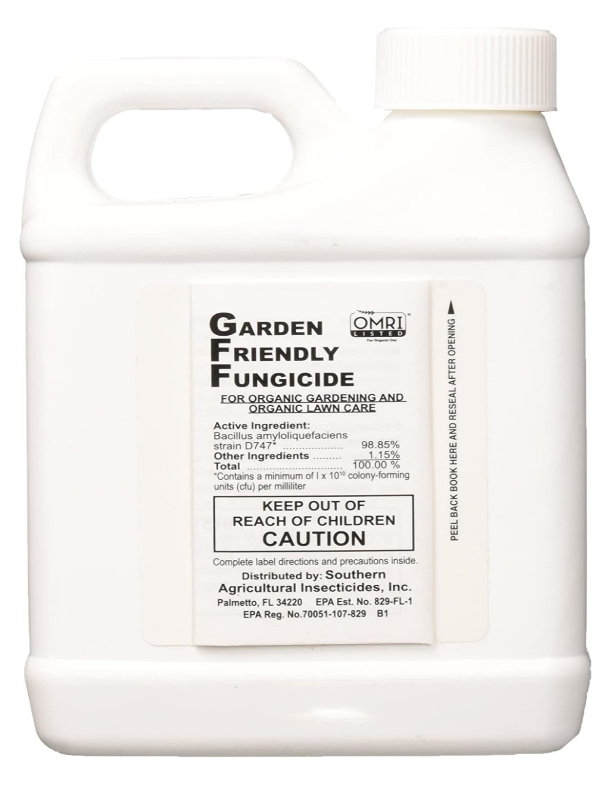 Garden Friendly Fungicide - For Organic Use Against Plant Diseases - 16 fl oz Bottle by Southern Ag