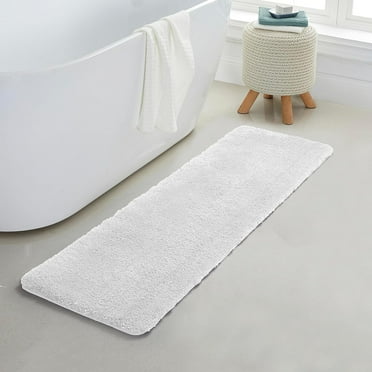Yafa Home Fashion 1 Piece Solid Microfiber Soft Bathroom Rug , Non-Slip TPR Backing