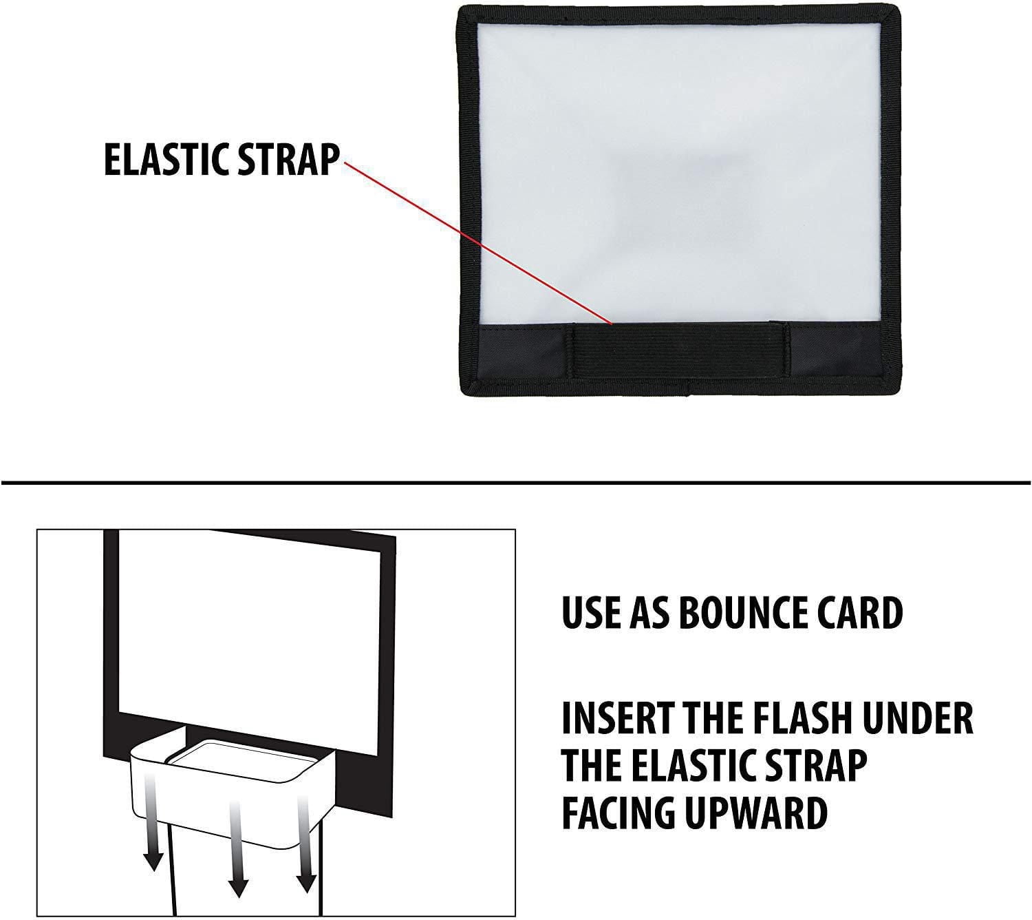 USA GEAR Trueshot appareil photo reflex numérique Diffuseur de flash Boîte à lumière lumière avec élastique