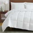 thumbnail image 3 of Cannon Heritage Down Alternative White Polyester 1-Piece King Comforter, solid themed, for Men and Women, OEKO-TEX Certified Confidence, 3 of 6