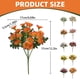 thumbnail image 3 of Flores artificiales de otoño, crisantemos de seda, arreglos florales de plantas falsas para decoración del hogar, interiores y exteriores, macetas para porches, decoraciones para jardineras,, 3 of 8