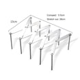 thumbnail image 3 of Stainless steel Plate Organizer Retractable Kitchen Lid Pan Plate Rack Extendable Holder Multifunctional Steamer Stand, 3 of 8