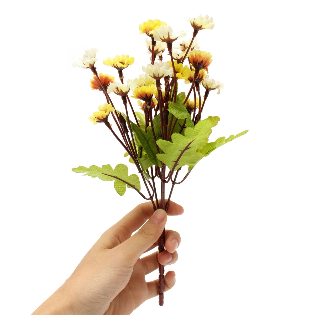 1 Bouquet Artificial Flower Charm Fake Chrysanthemum Artificial Silk ...