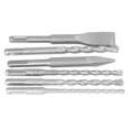 thumbnail image 4 of 6Pcs Dril Bit Set with Point Chisel Flat Chisel High Hardness Rapid Cutting Speed Drill Bit for Brick, 4 of 5