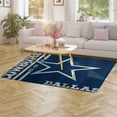thumbnail image 3 of Football Cowboys Home Decor Living Room Carpet Non-slip Soft Comfy Floor Rug Kitchen Bedroom Entrance Doormat Mats, 3 of 6