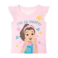 thumbnail image 2 of Ms. Rachel Toddler Girls' 2 Piece T-Shirt and Shorts Set Pink Tulle and Sky, 2 of 6