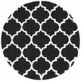 thumbnail image 3 of 6ft Round Modern Dark Gray Round Area Rugs for Living Room | Bedroom Rug | Dining Room Rug | Indoor Entry or Entryway Rug | Kitchen Rug | Alfombras para Salas 5'3'' Round, 3 of 5