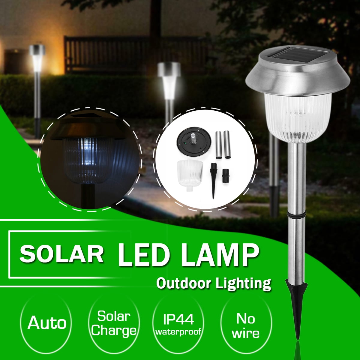 LED Road Street Flood Light Industrial Lamp Outdoor Garden Yard AC85-265V/DC12V