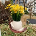 thumbnail image 2 of Macetas Creativas Resina Con Cara para Plantas Interior Y Exterior (columpio A), 2 of 9