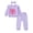 Purple, variant on Baby Girl Clothes 12 Months Girls First Birthday Outfit 1 Year Old Girl Birthday Long Sleeve Sweatshirt Top Pants Set for Baby Girl Gift Purple