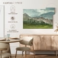 thumbnail image 5 of Elephant Stock Plein Air Mountain View I Wall Art - Horizontal Canvas Wall Art - Living Room Wall Decor - Abstract Canvas - Green And Gray Decor By Ethan Harper - 51" x 34", 5 of 8