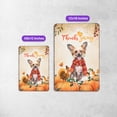 thumbnail image 5 of Happy Thanksgiving Chinese Crested with Turkey Pumpkins Autumn Vibes Vertical Metal Aluminum Sign Dog Lover Wall Art Home Decor - 12018, 5 of 5