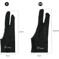 thumbnail image 3 of UGEE Artist Drawing Glove, Upgraded Padded Double Two-Finger Glove for iPad Graphics Tablet Stylus, Drawing Painting, Size M, 3 of 5