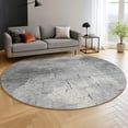 thumbnail image 6 of Addison Rugs Mayfield Premium Machine Washable Transitional Geometric Gray Round Rug, 8' x 8', 6 of 6