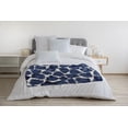 thumbnail image 3 of Simply Daisy Giraffe Journey Fleece Throw Blanket, Blue, Small Throw, 3 of 4