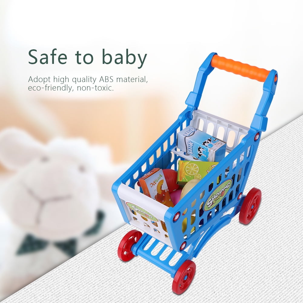 LYUMO Kids Shopping Cart, Kids Plastic Shopping Cart,Kids Shopping Cart