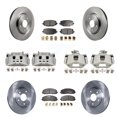 thumbnail image 1 of Transit Auto Front Rear Disc Brake Caliper Rotors and Semi-Metallic Pads Kit (10Pc) for Car Dodge Grand Caravan KC8-101209P, 1 of 11