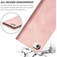 thumbnail image 2 of Wallet Case for iPhone 7 Plus iPhone 8 Plus, Premium Vintage PU Leather Case Frosted Wallet Flip Cover Card Slots Magnetic Closure Kickstand Folio Shockproof Protective Case - Pink, 2 of 15