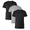 Black; Black; Grey, variant on T-Shirt Undershirt, 3-Pack, Comfort Fit Ultra Soft, Men's Cotton Undershirt, Black/Grey