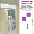 thumbnail image 4 of ADA CENTRAL SIGNS - 6" X6" Medical Records Sign - ADA Compliant Tactile Graphics Grade 2 Braille Text Acrylic Wall Sign - Medical Supplies Room Name Sign for Hospital, Clinic, and Medical Offices, 4 of 7