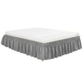 thumbnail image 1 of 15'' Drop Elastic Polyester Bed Skirt Ruffle Easy Fit Spread Cover Valance (Twin), 1 of 8