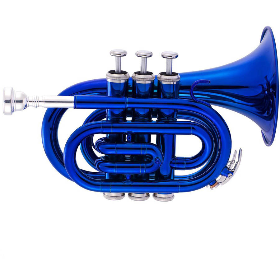Ravel RPKT1 Pocket Trumpet Blue