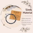 thumbnail image 2 of Elphaba Galinda Graduation Gifts for Women: Adjustable Natural Lapis Lazuli Stone Bracelet with Grad Cap Card for Friend Daughter Sister Granddaughter Class of 2026, 2 of 7