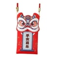 thumbnail image 2 of Sobres rojos de tela china fellaptop, paquete rojo de dinero con correa de resorte Estilo E, 2 of 9