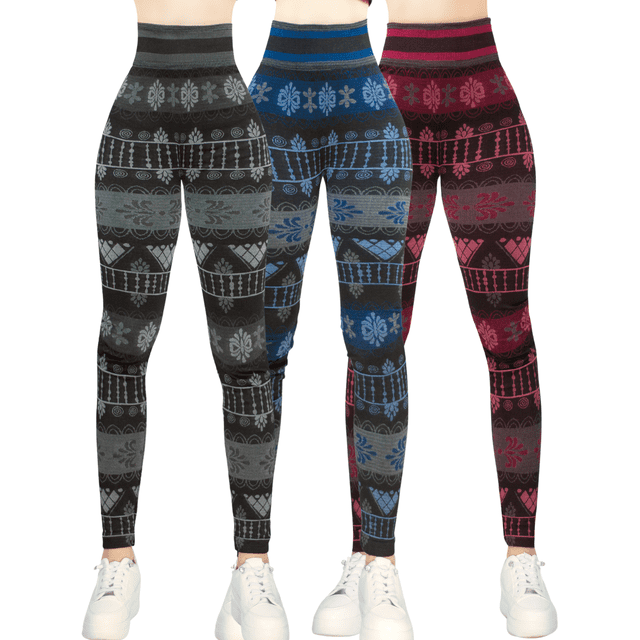 Set De 3 Legging Mujer Mallones Leggins Mayon Mallas Térmico
